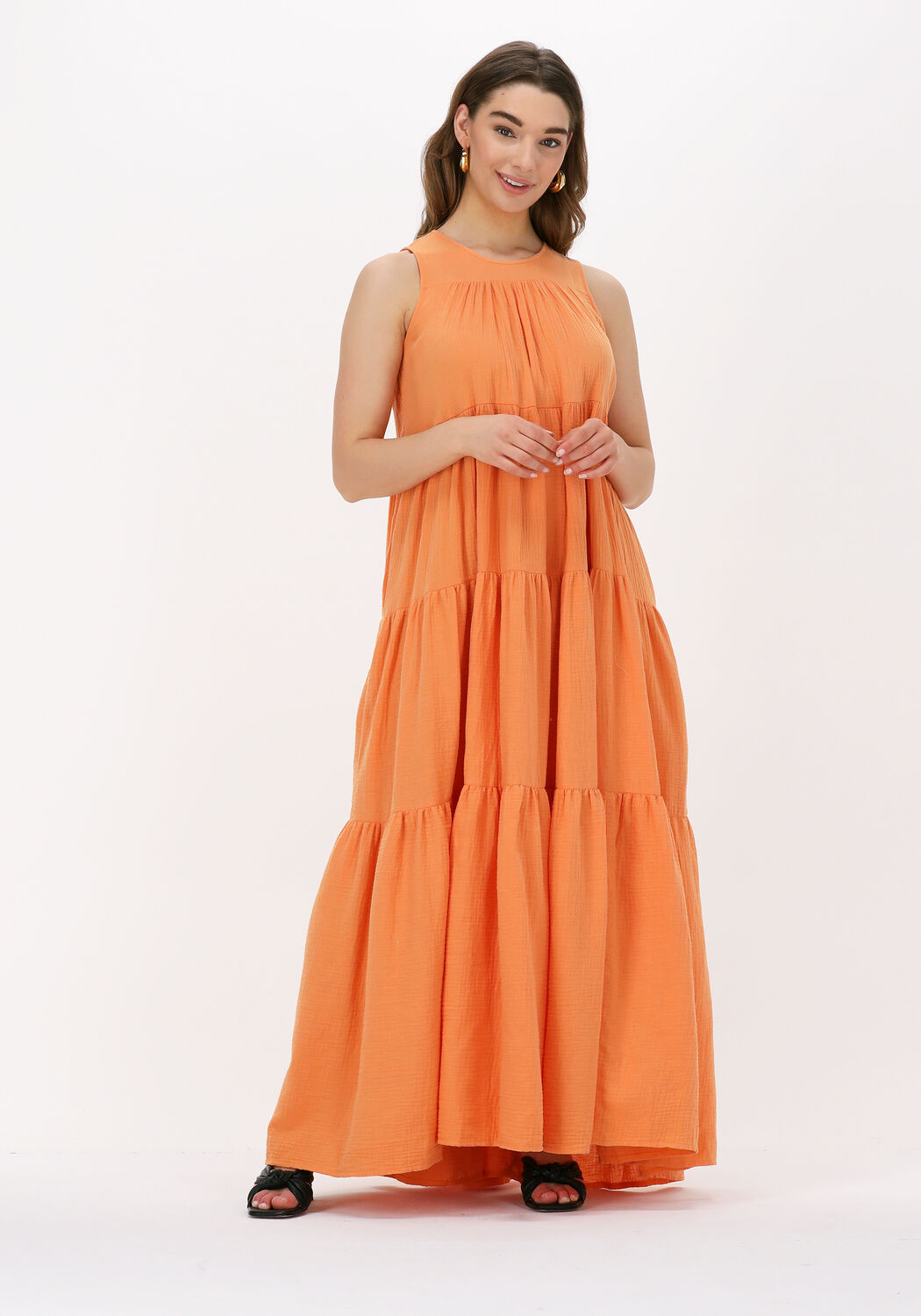 Oranje DEVOTION Maxi jurk GIOURA Omoda