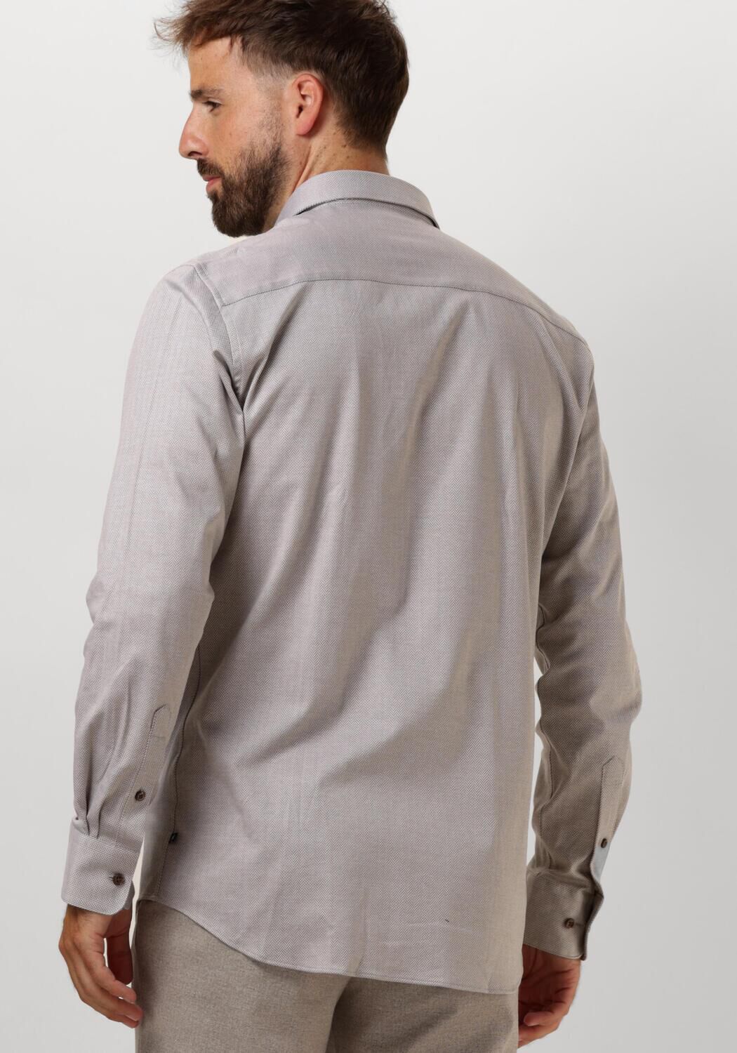 MATINIQUE Heren Overhemden Mamarc N Taupe