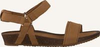 Cognac TEVA Platte sandalen W MAHONIA STITCH - medium