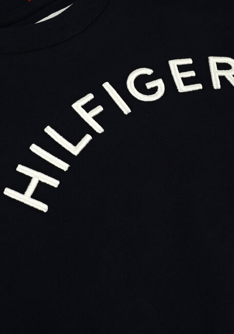 Transparant Voorstad Verplaatsing Donkerblauwe TOMMY HILFIGER T-shirt U HILFIGER ARCHED TEE | Omoda