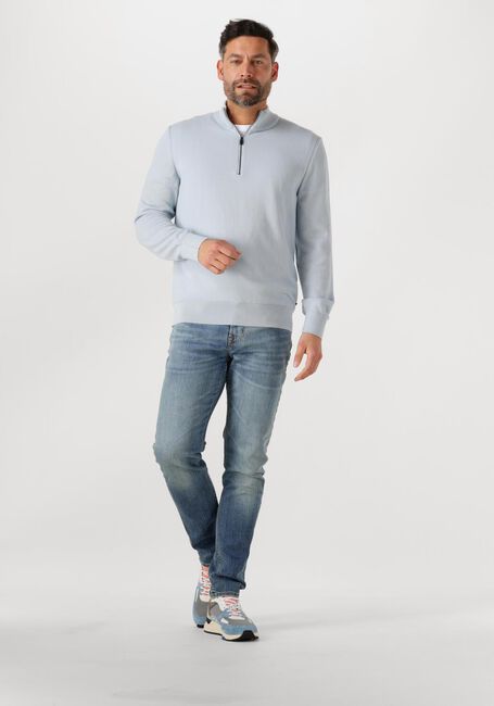 Lichtblauwe BOSS BLACK Trui EBRANDO - large
