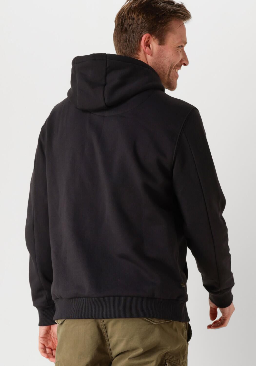 PME LEGEND Heren Truien & Vesten Hooded 3t Cross Fleece Zwart