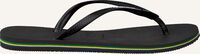 Zwarte HAVAIANAS Teenslippers BRASIL LOGO DAMES - medium