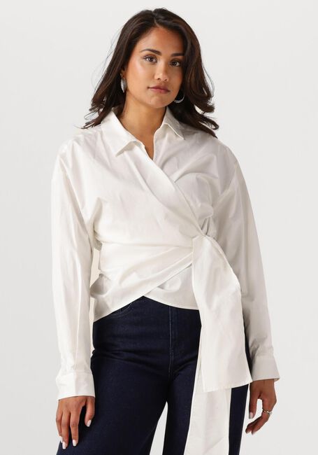 Witte ANOTHER LABEL Blouses ELIF TOP L/S - large
