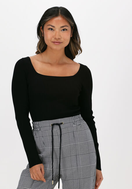 Zwarte NEO NOIR Top CORINE KNIT BLOUSE - large