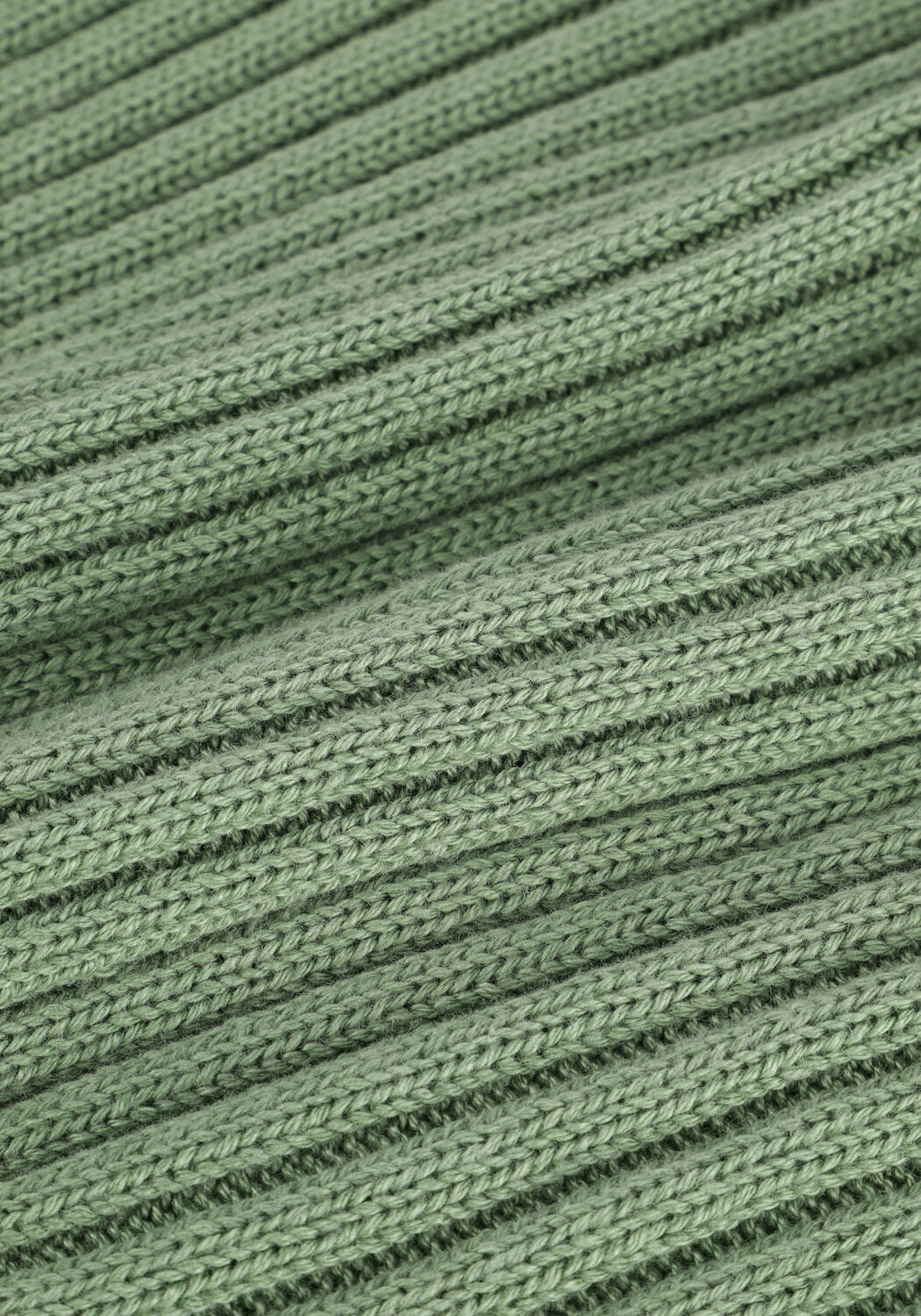 Groene Y.A.S. Midi jurk YASMAVI KNIT MIDI ROLLNECK DRESS - large