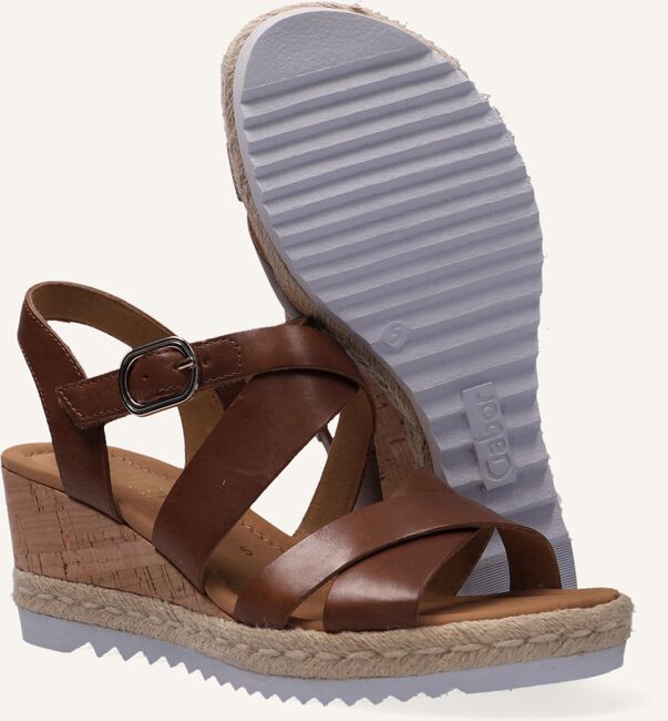 Bruine GABOR Sandalen met hak 832 Bruine GABOR Sandalen met hak 832 - large