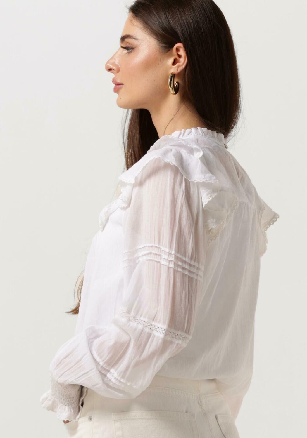 NEO NOIR Dames Blouses Simkie S Voile Blouse Wit