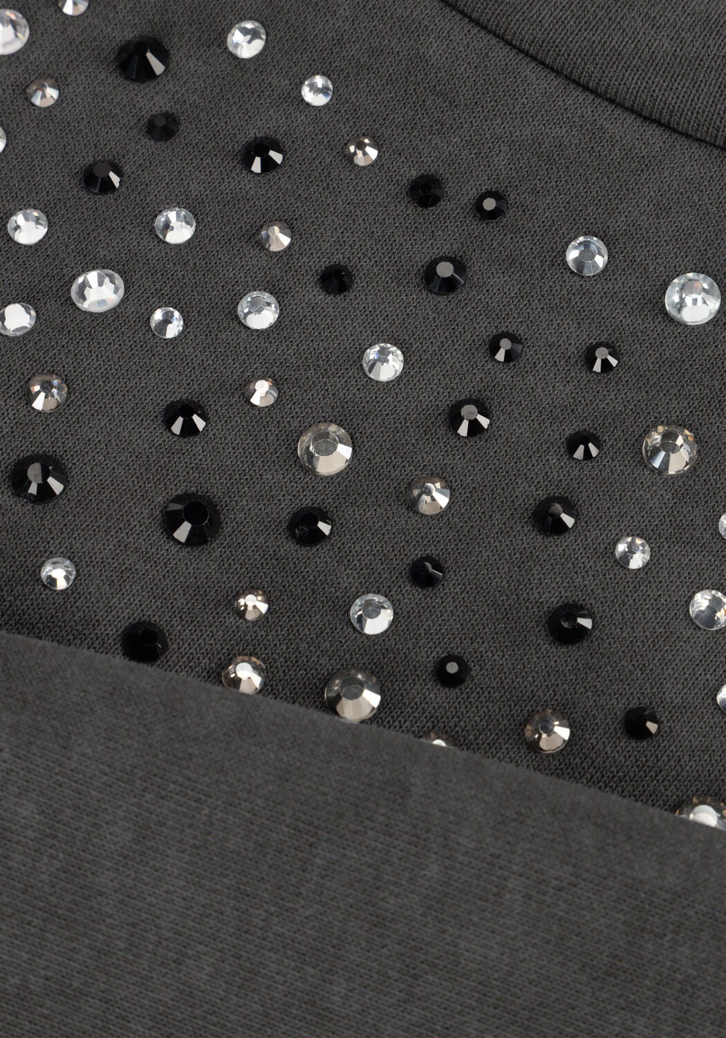 Grijze AI&KO Sweater CAROLLA STRASS CO 337 G - large