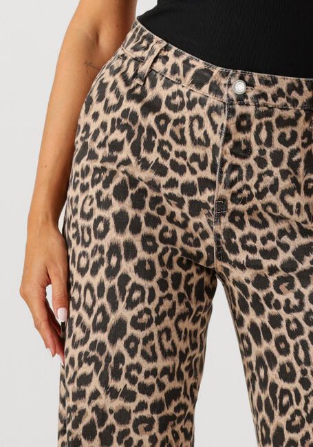 Bruine CATWALK JUNKIE Bootcut jeans TAILORED LEOPARD JEANS - large