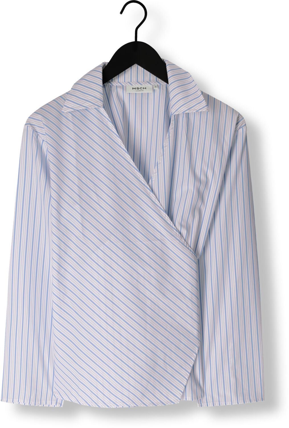 MSCH COPENHAGEN Dames Blouses Mschzenika Wrap Top Stp Wit