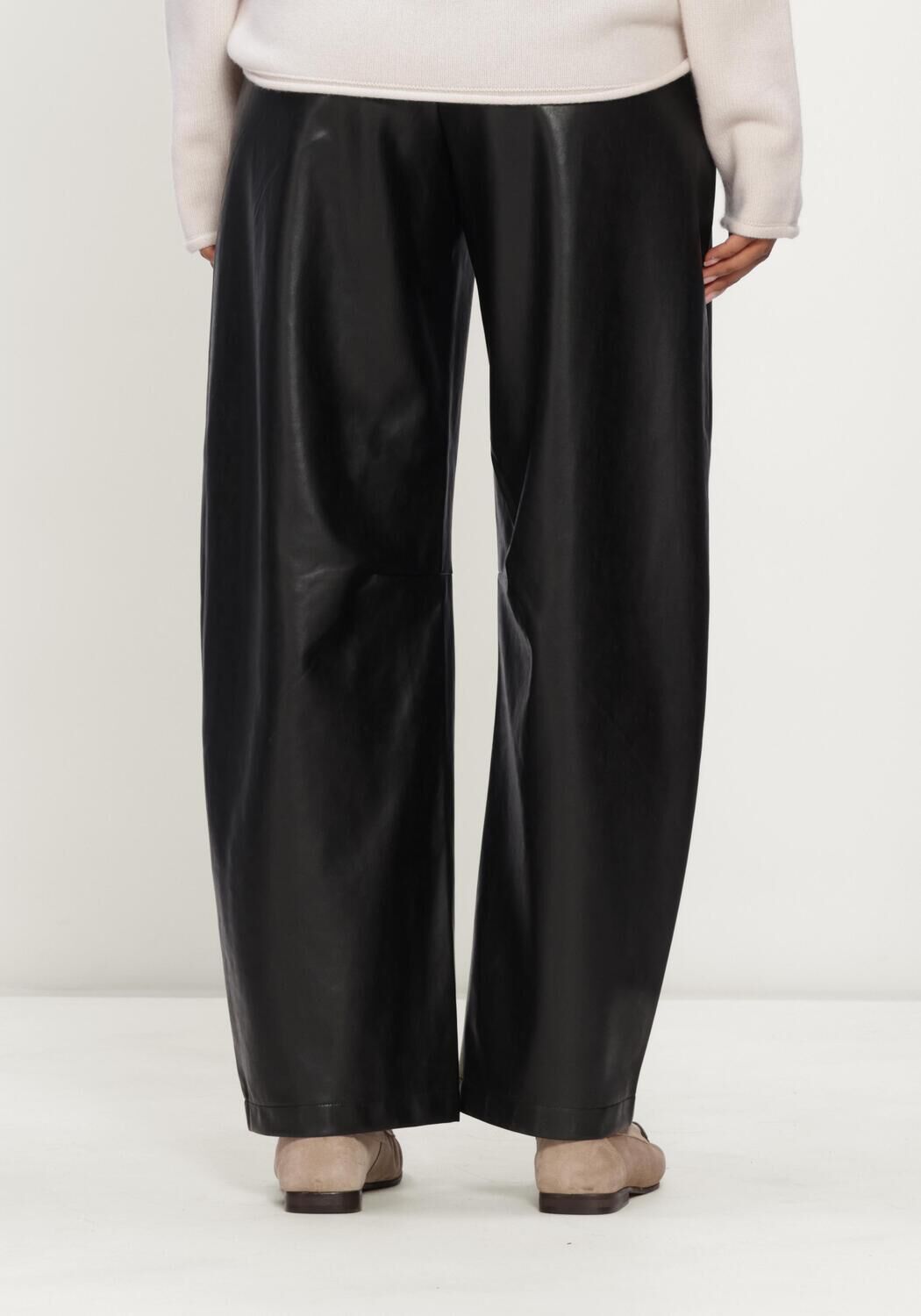 Zwarte CAMBIO Wijde broek EDITA STUDIO87 - large