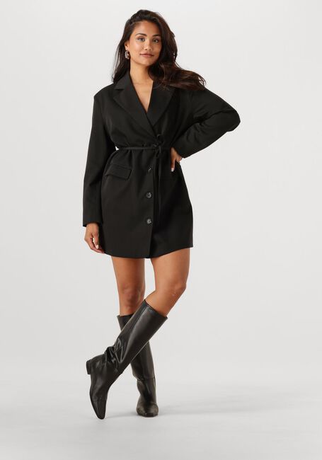 Zwarte ANOTHER LABEL Mini jurk JILLI BLAZER DRESS L/S - large