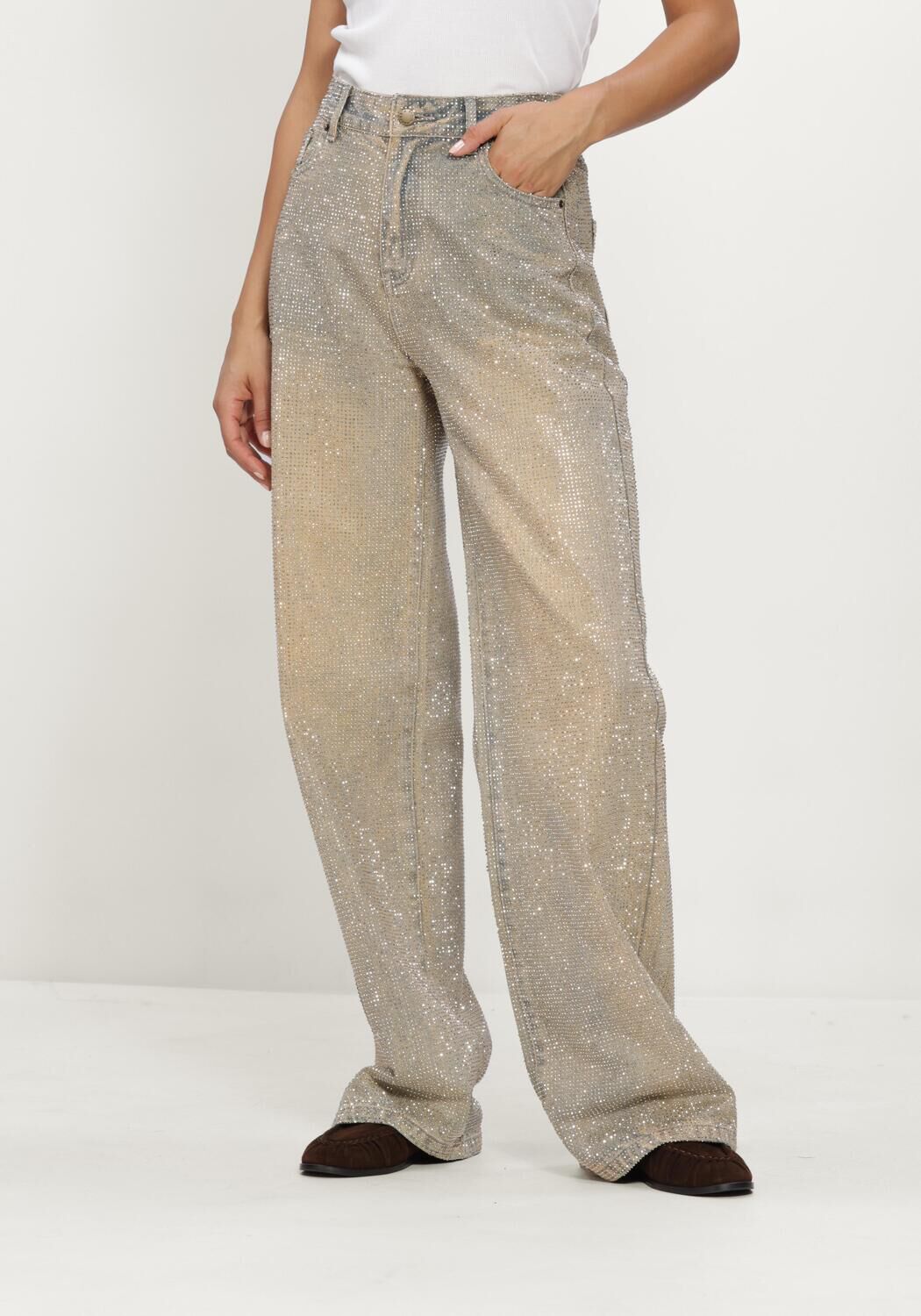 Metallic HARPER & YVE Slim fit jeans YVE-PA - large