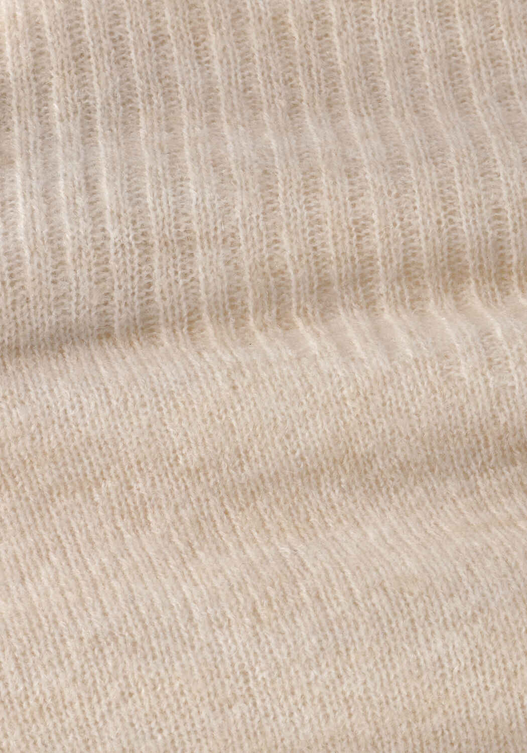 Gebroken wit SELECTED WOMEN Trui MALLY LS KNIT T-NECK CAMP B - large