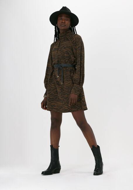 Bruine GESTUZ Mini jurk SIGRID GZ SHORT DRESS - large