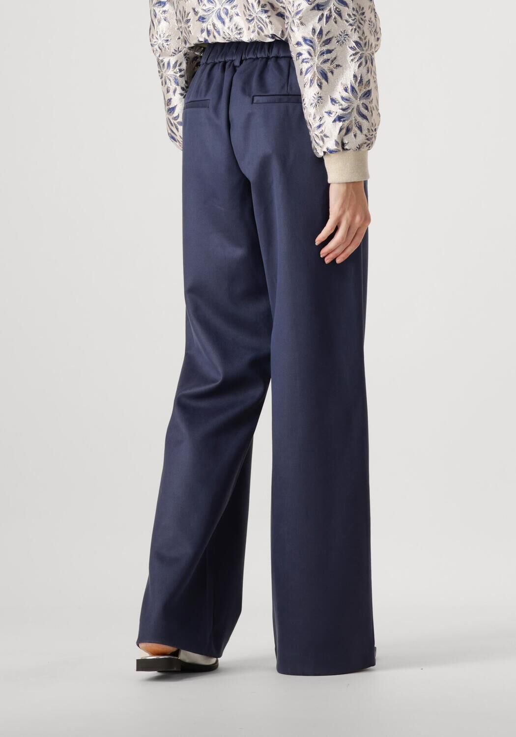 NUKUS Dames Broeken Jill Pants Scuba Blauw