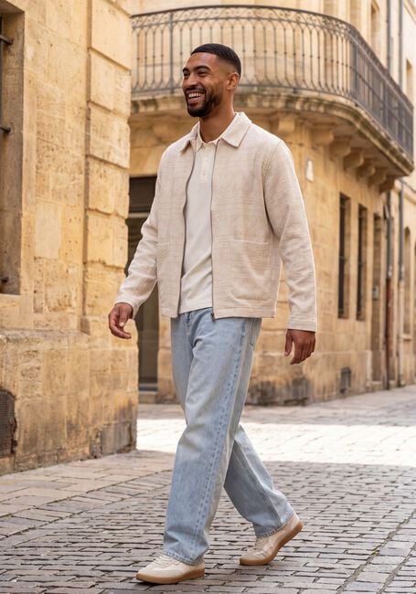 Beige JC RAGS Overshirts OVERSHIRT BENJI JACQUARD - large