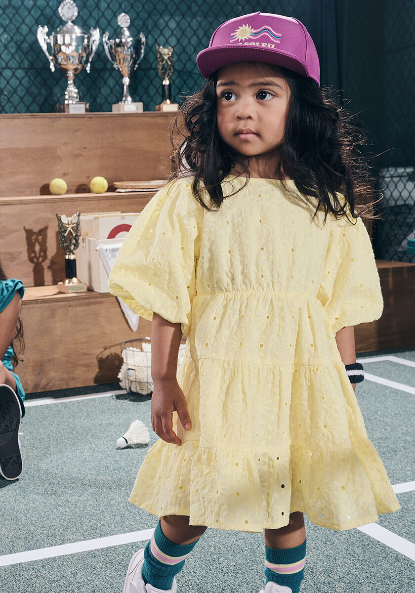 Gele Z8 Mini jurk IVON - large