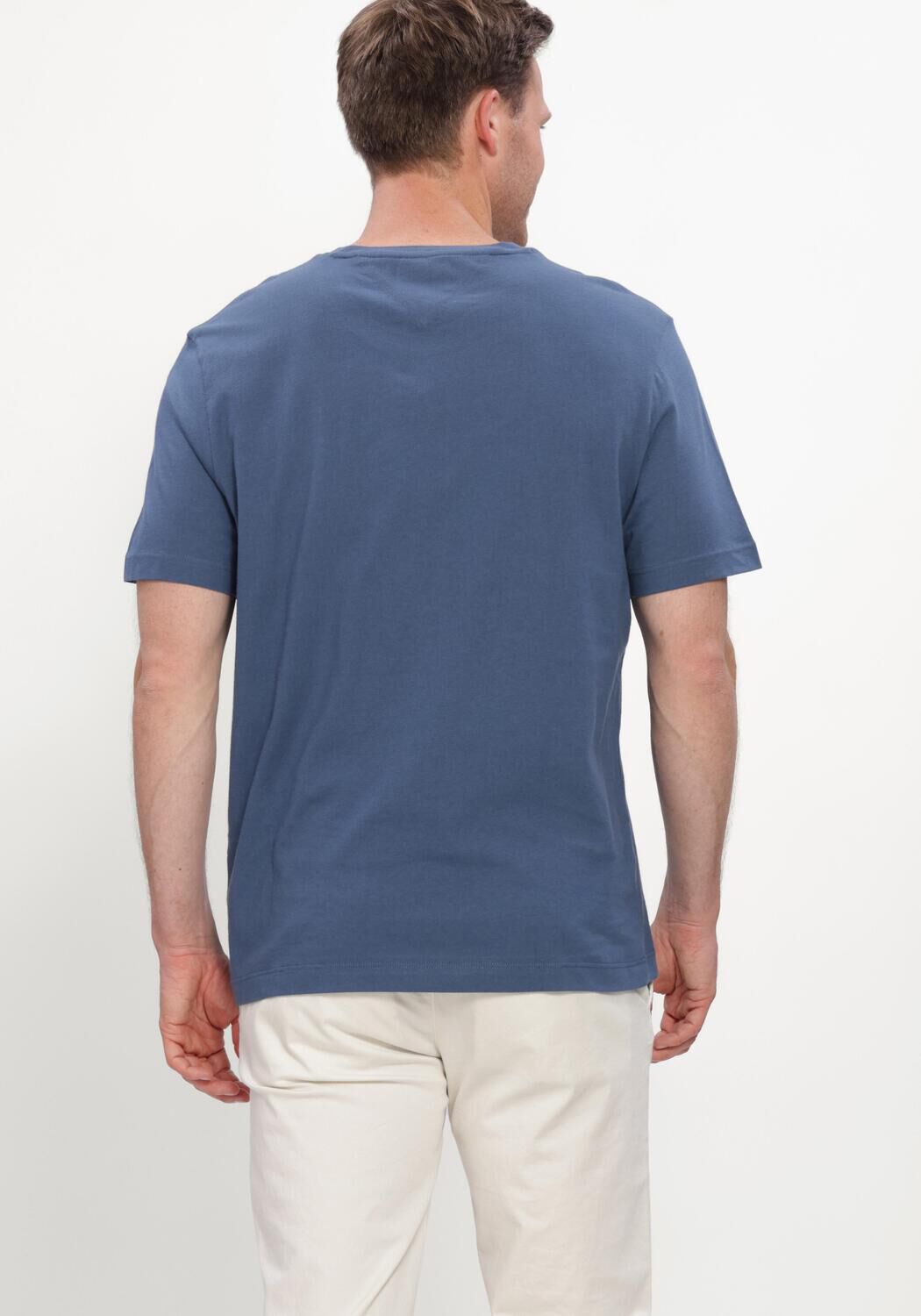 Blauwe TOMMY HILFIGER T-shirt ESS SEASONAL REG FIT SOLID TEE - large