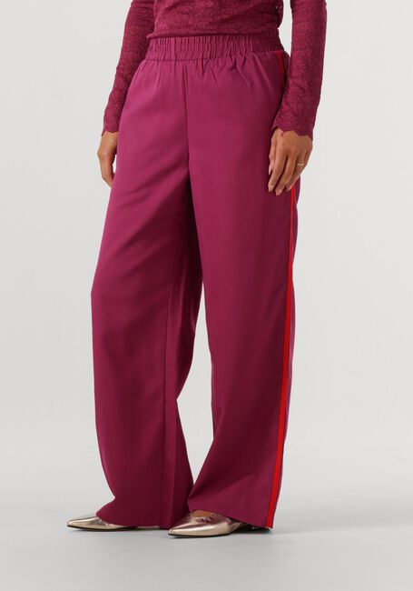 Paarse YDENCE Wijde broek PANTS ZIZI - large