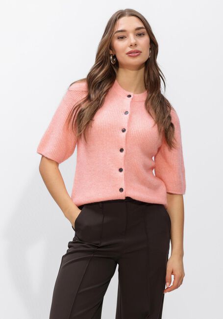 Lichtroze MSCH COPENHAGEN Trui MSCHJINIE HOPE 2/4 CARDIGAN - large