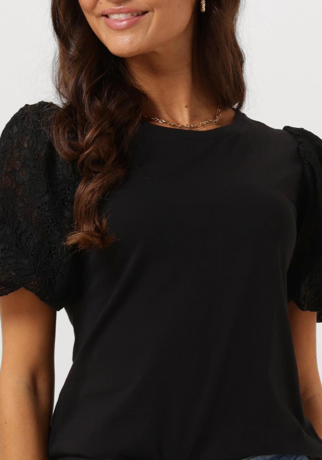 Zwarte LIU JO T shirt T SHIRT MODA M C A Omoda