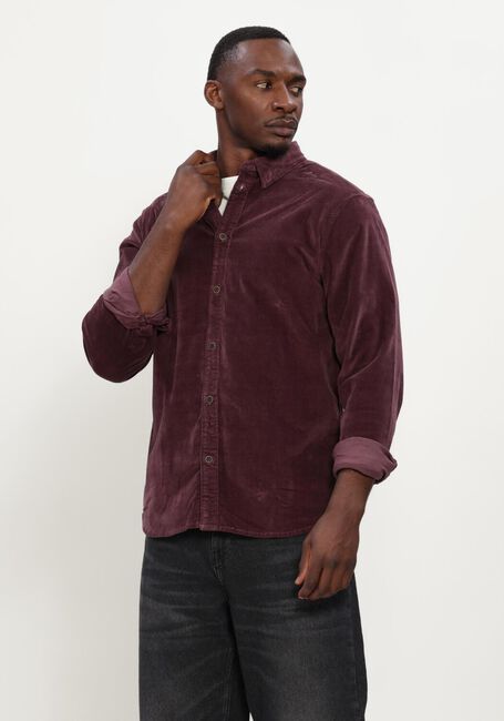 Bordeaux ANERKJENDT Overshirt AKLEIF SOLID CORD SHIRT - large