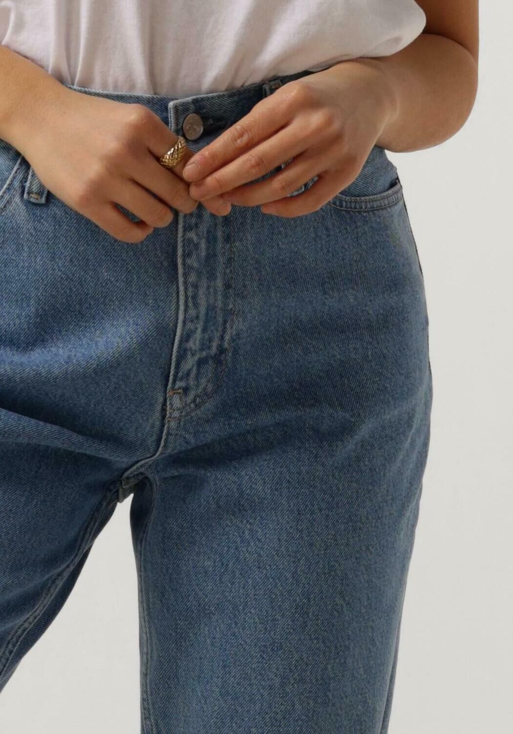 CALVIN KLEIN Dames Jeans Mom Jean Lichtblauw