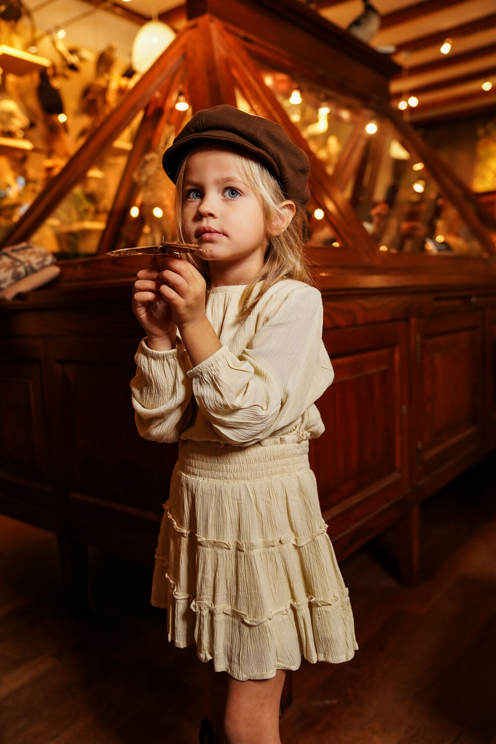 Creme KOKO NOKO Mini jurk O56963 - large