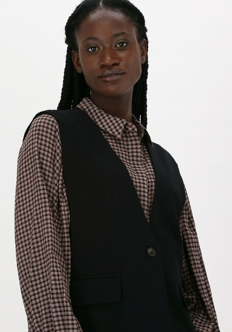 Zwarte MSCH COPENHAGEN Gilet TEKLA WAISTCOAT - large