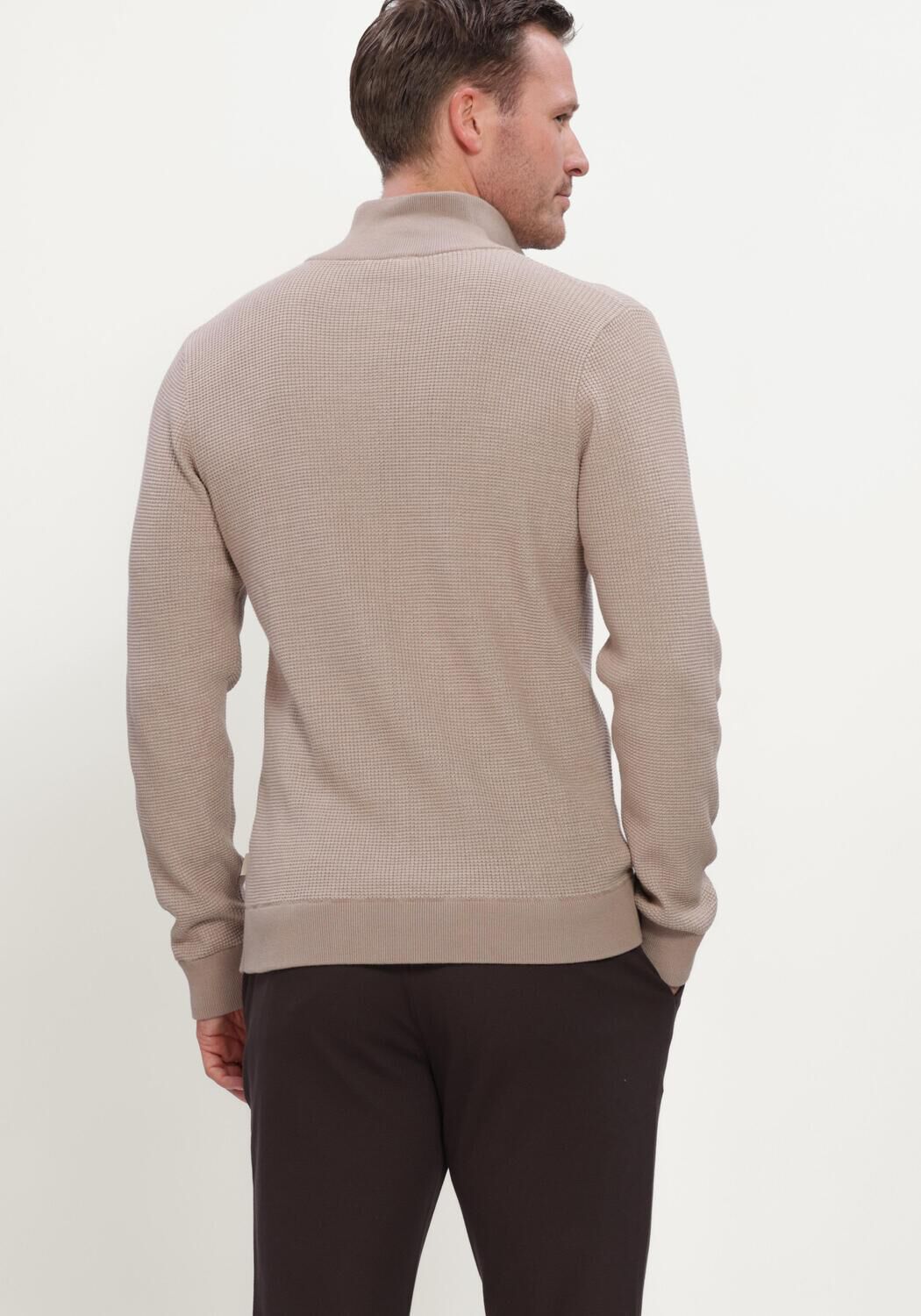 Beige MACED Trui M-ANTHONY - large
