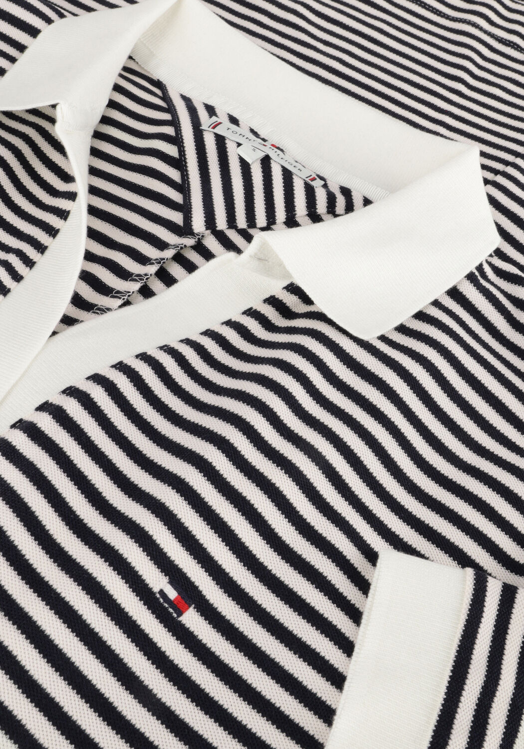 Blauwe TOMMY HILFIGER Mini jurk F+F OPEN PLCKTLYCLL POLO DRESS - large