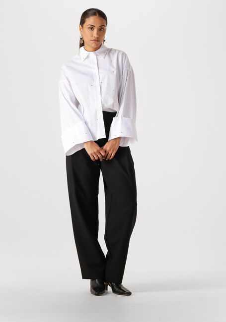 Witte CO'COUTURE Blouses LENICC WIDE CUFF STONE SHIRT - large
