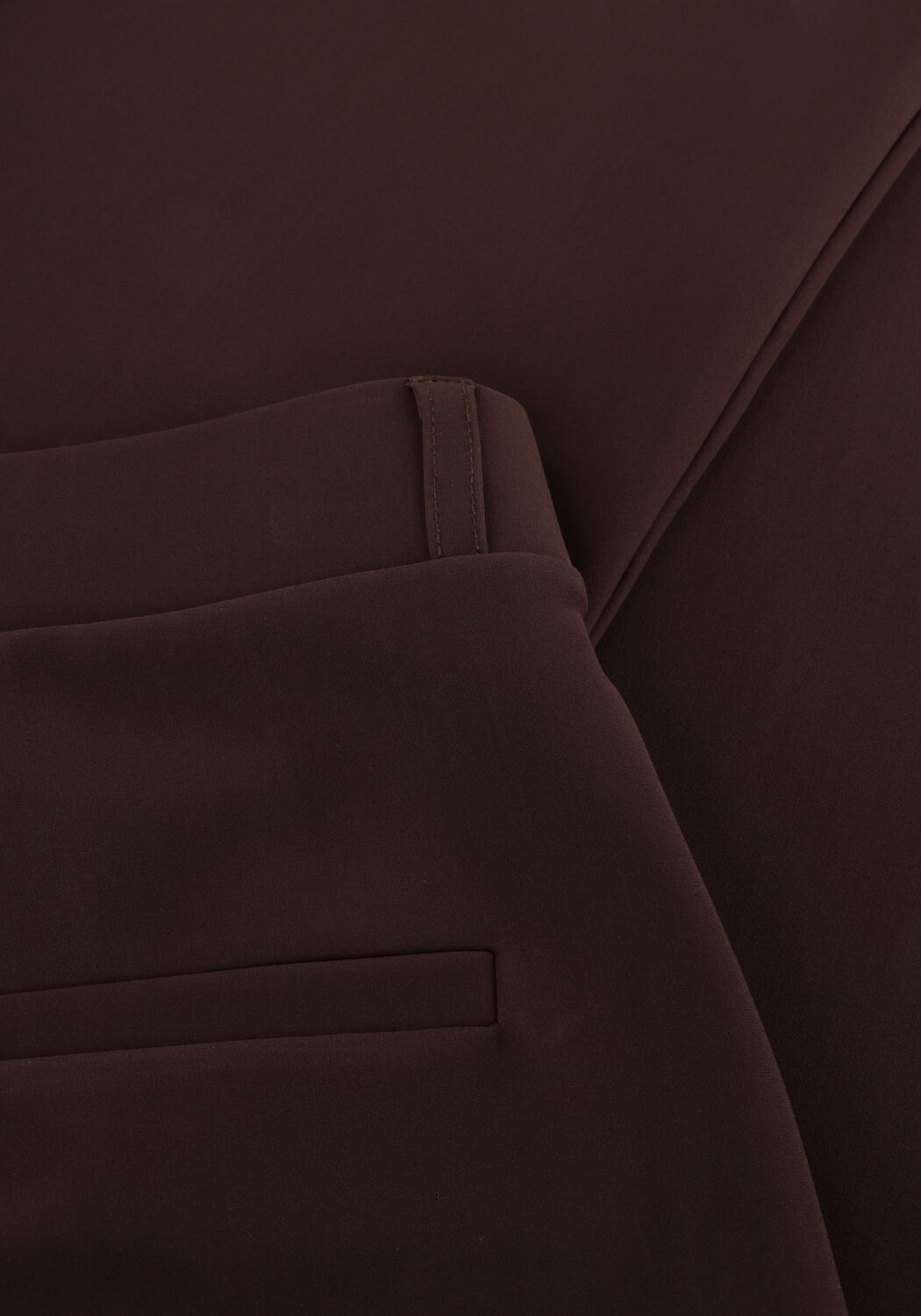 Bruine STUDIO ANNELOES Flared broek FLAIR BONDED TROUSERS - large