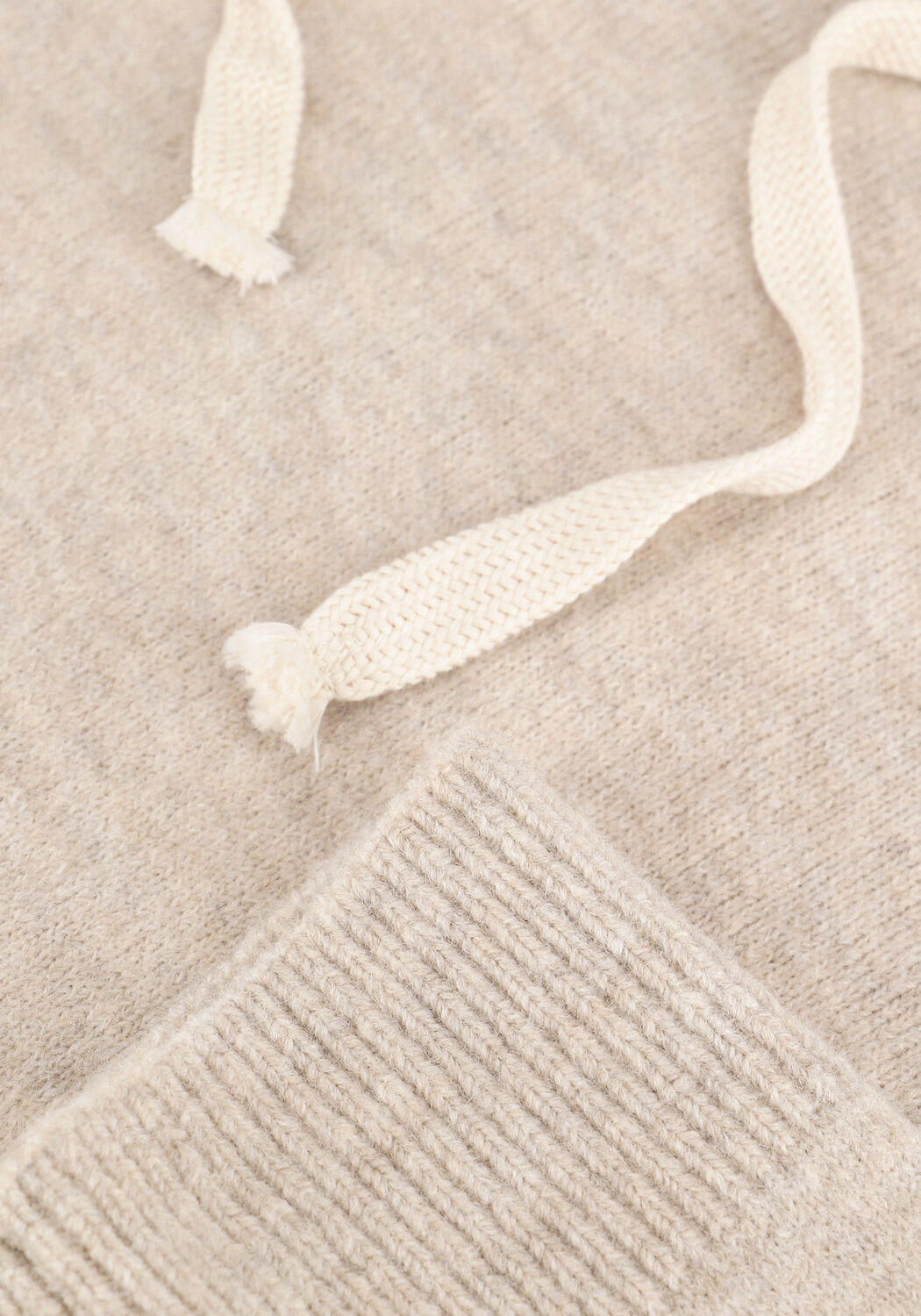 Beige 10DAYS Mini jurk HOODIE SOFT KNIT - large