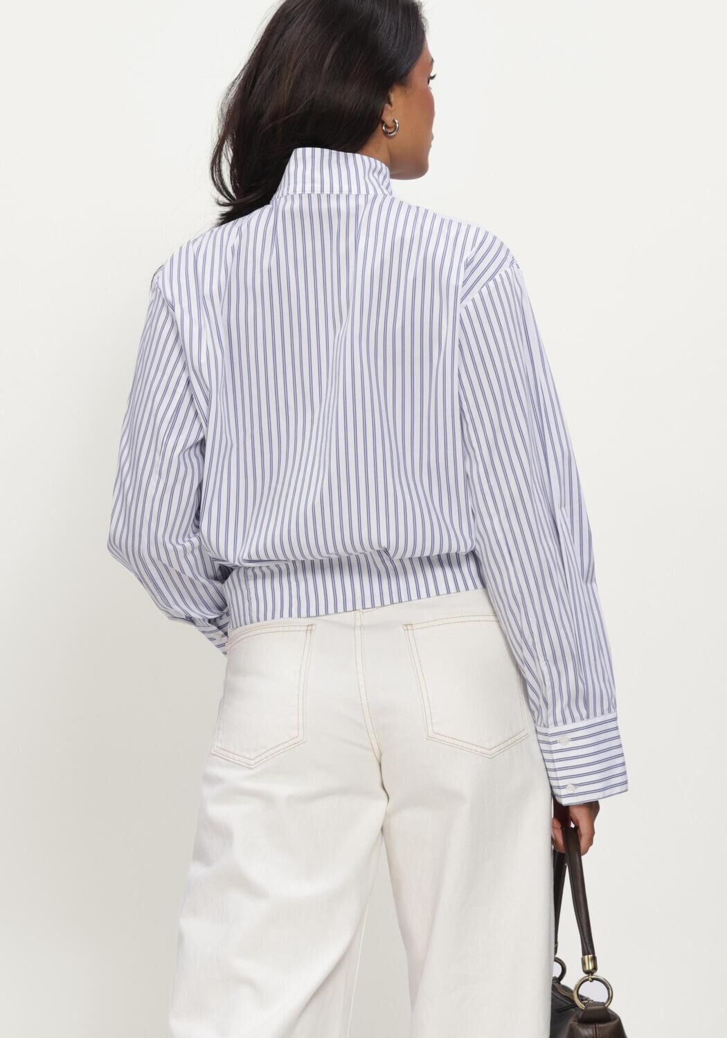 Blauwe CO'COUTURE Blouses DALMACC COLLAR SHIRT - large