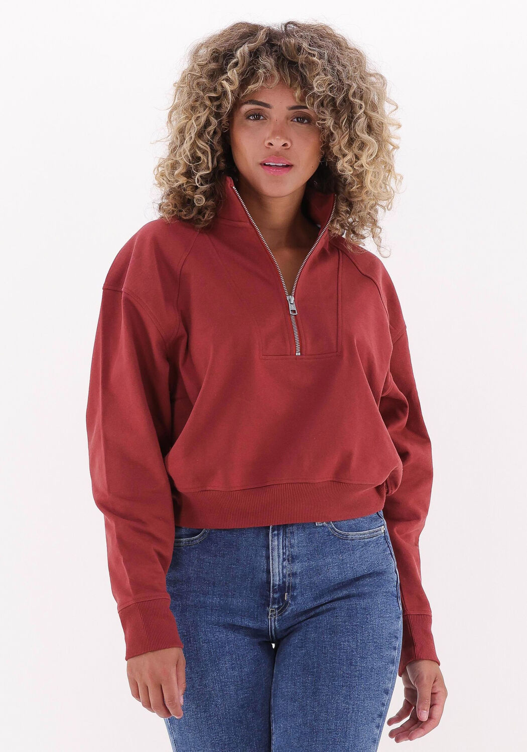 Zip trui dames hot sale