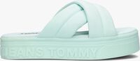 Groene TOMMY JEANS Slippers TOMMY JEANS FLATFORM - medium