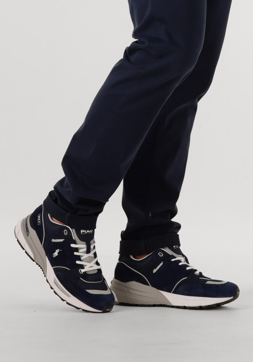 Blauwe POLO RALPH LAUREN Lage sneakers TRACKSTR 250 LOW TOP LACE - large