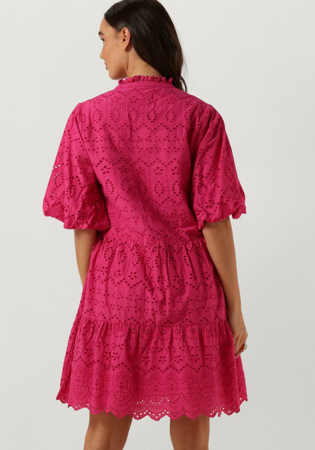 NOTRE-V Dames Jurken Nv-donna Dress Broderie Anglaise Dress Roze