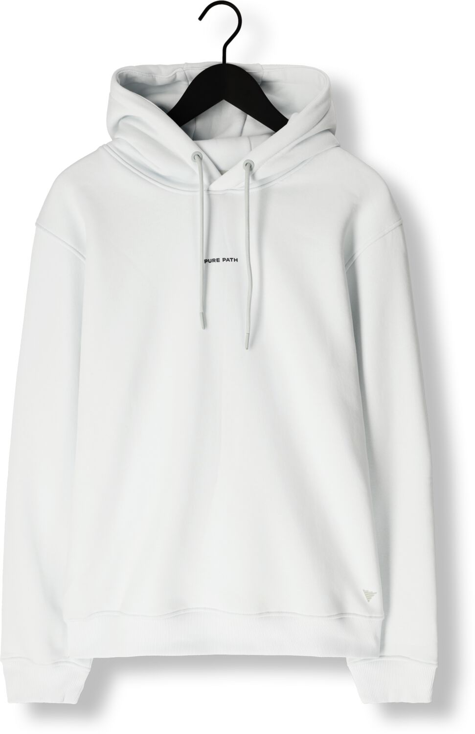 PURE PATH Heren Truien & Vesten Regular Fit Hoodie Ls Sweaters Wit