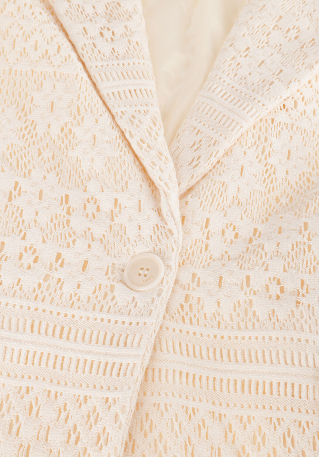 Creme LIU JO Blazer PIZZO MACRAME TP JACKET - large