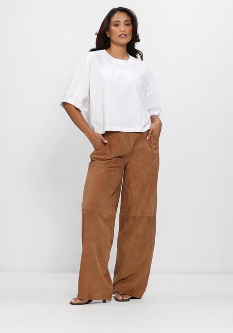Camel STUDIO AR Wijde broek NADIA GOAT SUEDE - large