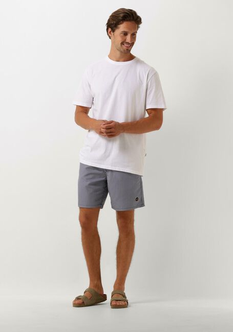 Donkerblauwe SHIWI Zwembroeken MEN SWIMSHORT SKINNY STRIPE - large