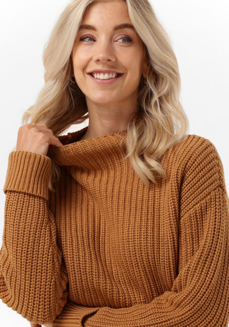 Bruine SELECTED WOMEN Trui SELMA LS KNIT PULLOVER B - large