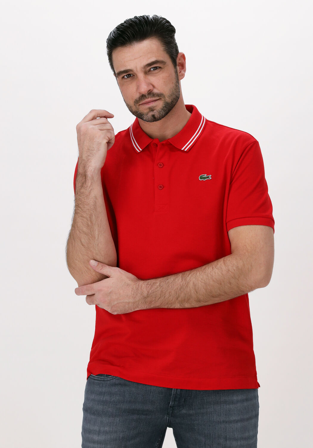 Rode LACOSTE Polo's 1HP3 MEN'S S/S POLO 0122 | Omoda