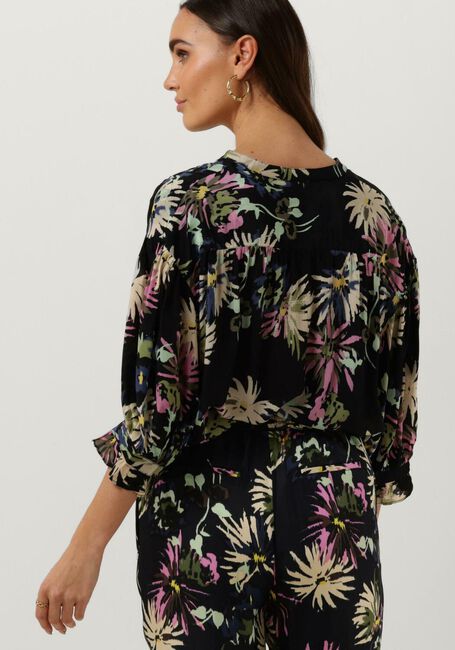 Zwarte SCOTCH & SODA Blouses ELBOW SLEEVE EASY POPOVER - large