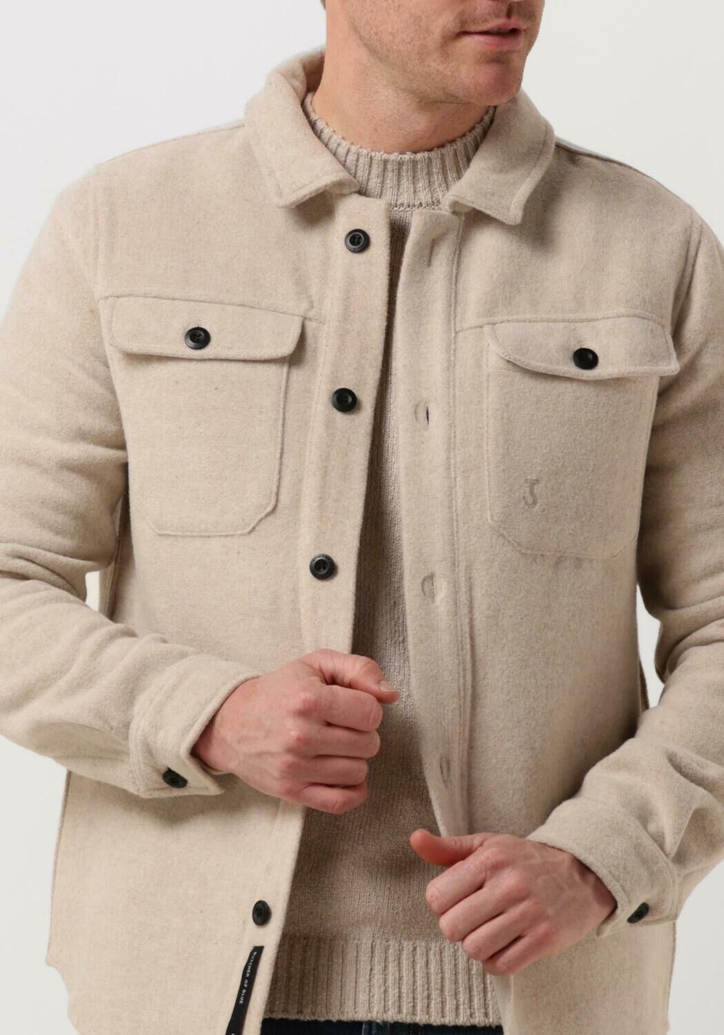 Overshirt heren on sale wol