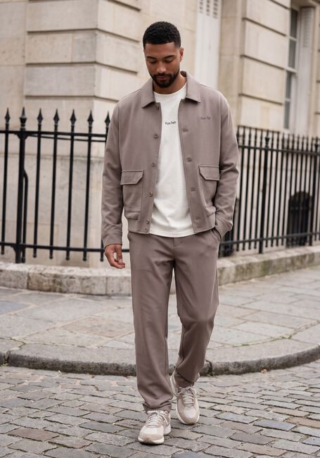 Taupe PURE PATH Overshirt PUNTA - large
